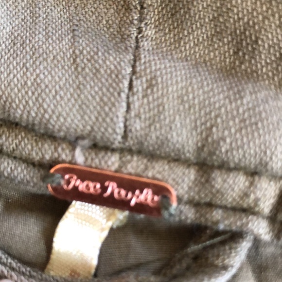 Free People In Our Nature Military Green Wrap Cargo Jacket M - Picture 8 of 14